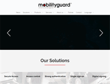 Tablet Screenshot of mobilityguard.com